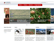 Tablet Screenshot of naturalsciences.ch