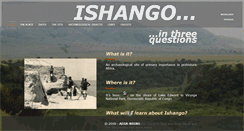 Desktop Screenshot of ishango.naturalsciences.be
